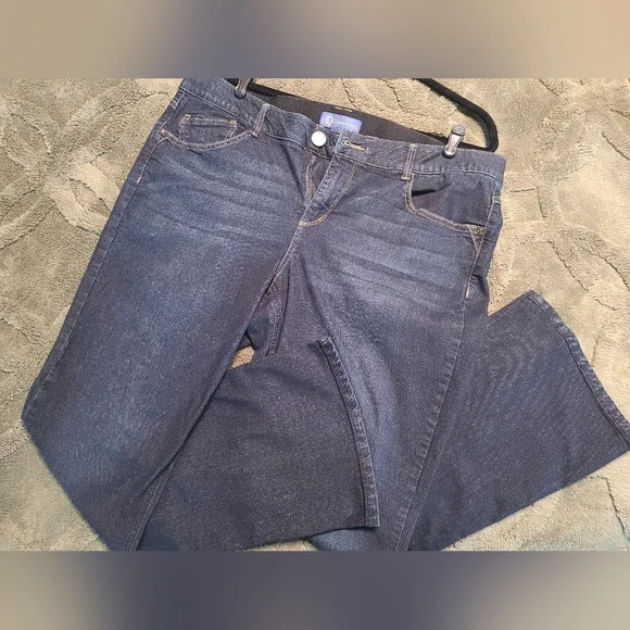 Democracy Dark Blue, Kathryn "Ab-solution" Boot Cut Jeans, 20W - Picture 4 of 13